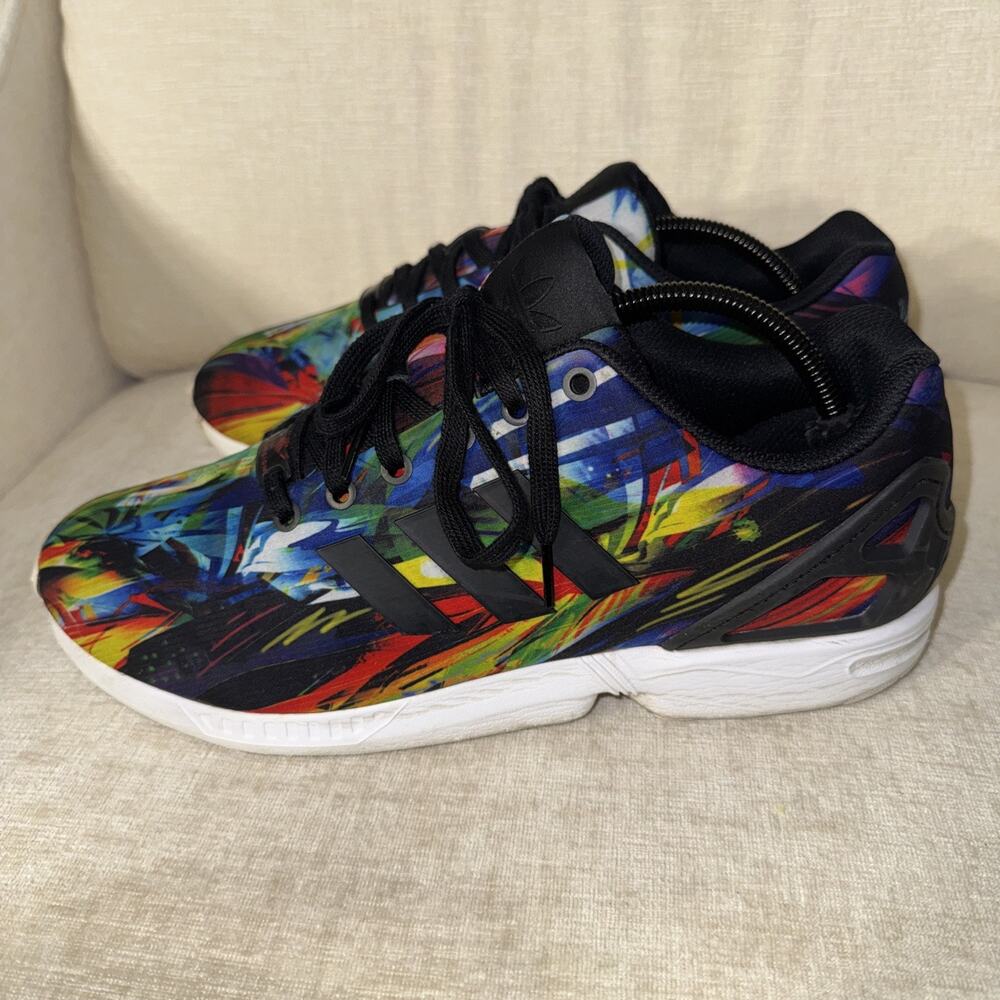 Adidas Torsion ZX Flux AF6323 Mens Size 11 Colorful Running Athletic Shoes EUC - Picture 5 of 12